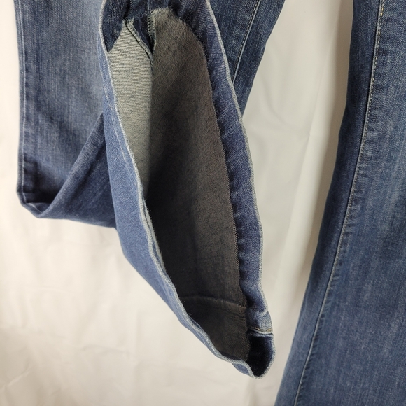 Boden Womens Boot Cut Flare Leg Denim Blue Jeans Plus Size 16 Long - Picture 7 of 13